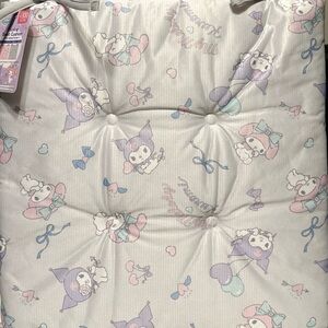 My Melody and Kuromi Pastel Grey Cooling Seat Cushion